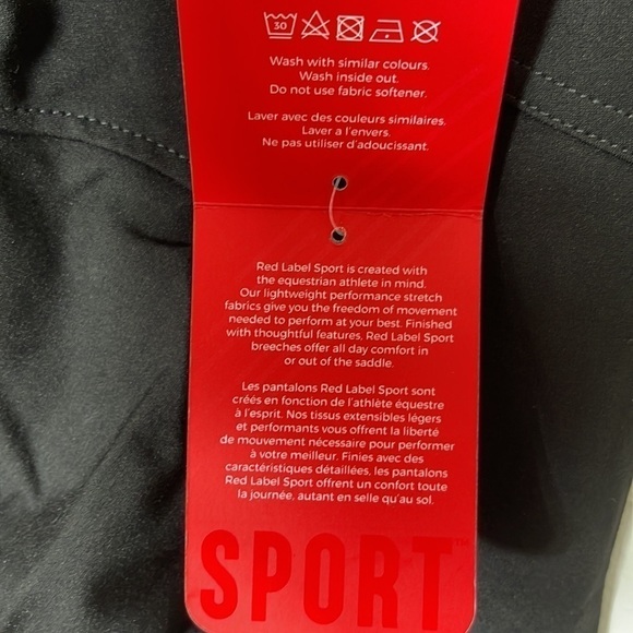 ELATION Red Label Athletic Sport Breeches Anti-Slip Silicone Knee Grip Small - Picture 8 of 12